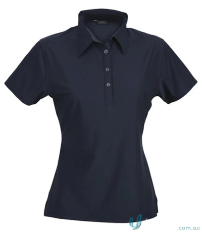 1159-PT 1159 Ladies Premium Argent Polo in Navy