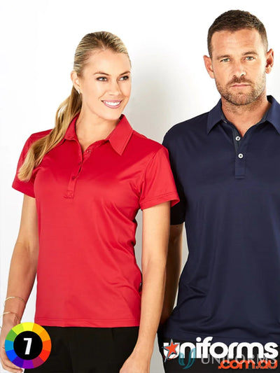 1159-PT 1159 Ladies Premium Argent Polo in Navy