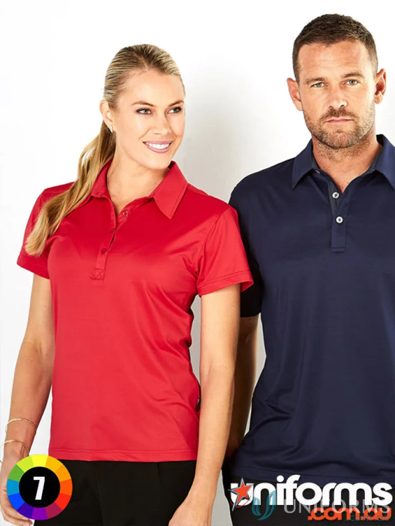 1159-PT 1159 Ladies Premium Argent Polo in Navy