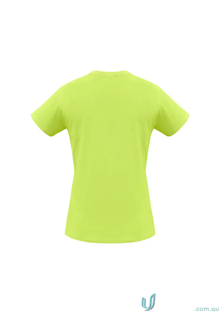 Lime green Ladies Brightport Tee from t10022 biz collection, ice short sleeve tee