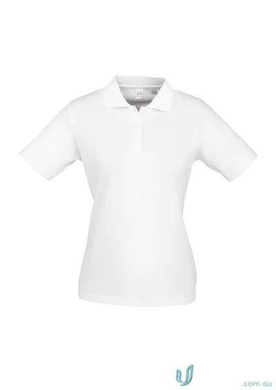 Stylish man and woman in cotton ice polo and jeans from Biz Collection Womens
