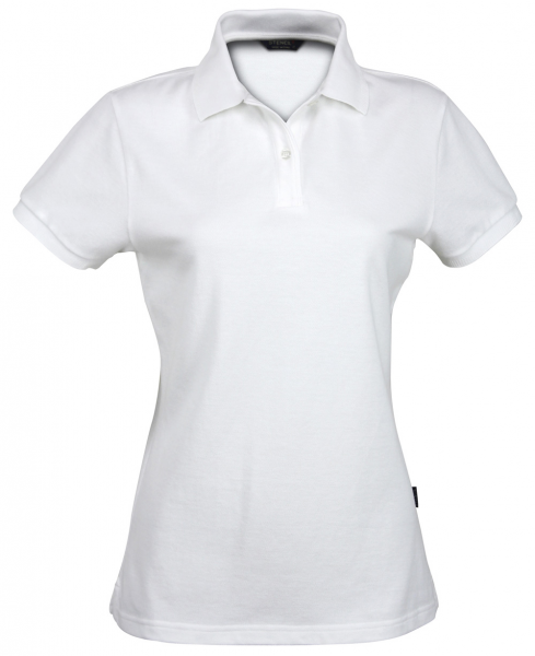 New 7115 Ladies Cotton Traverse Polo in White