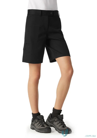 Black cargo shorts from Ladies Detroit Shorts in Biz Collection Womens for a chill vibe