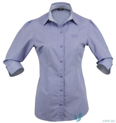 Stencil 2142-PT Ladies Dominion 3qtr Sleeve Shirt