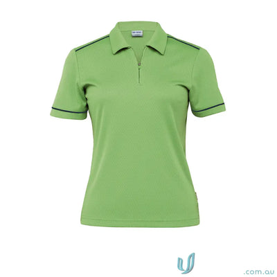 DGMP WDGMP Ladies DriGear Matrix Polo in Lime/Navy