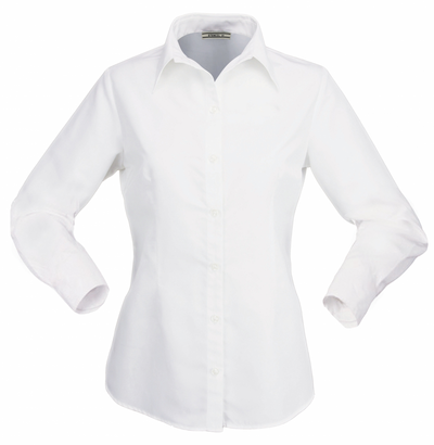 easy care shirt 2161L Ladies' Essential Long Sleeve Business Shirt in White