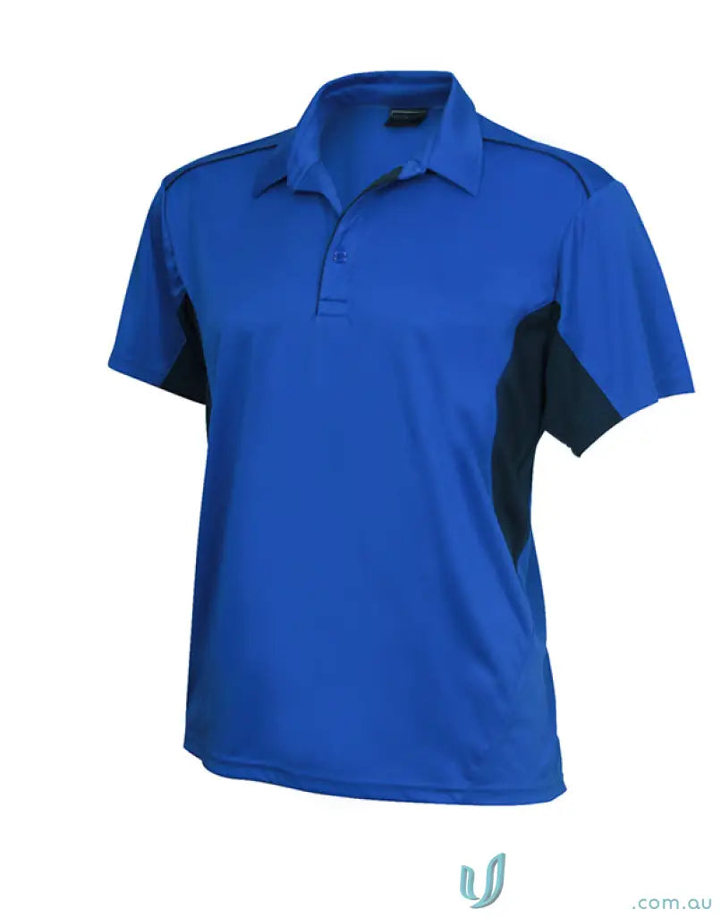 1161-PT 1161-PT-1 Ladies Freshen SS Polo in Black