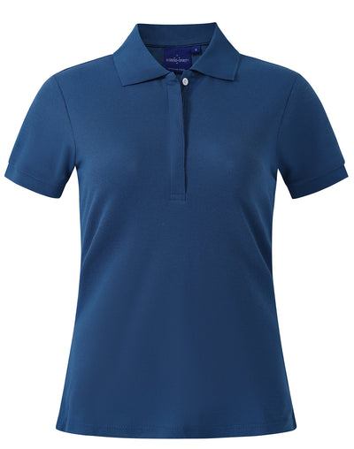 Ladies Heathmont TrueDry polo in navy blue with classic collar