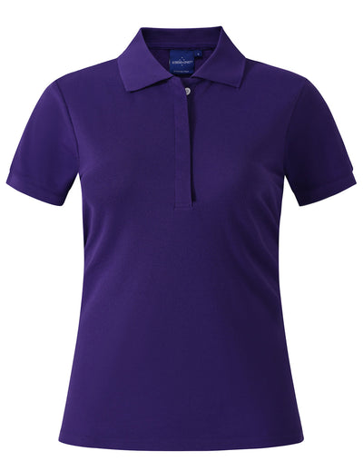 Ladies Heathmont TrueDry polo in solid purple with classic collar