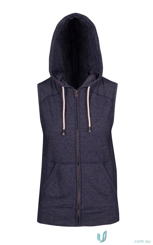 Ramo FZ77UN Ladies/Junior Heather Sleeveless Hoodies