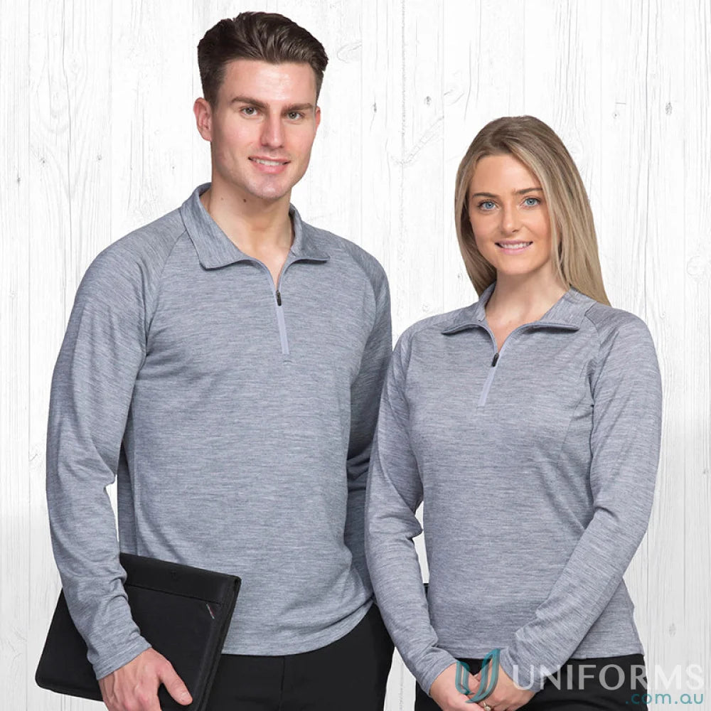 Gear For Life WEGMZ Ladies Merino GFL Zip Pullover
