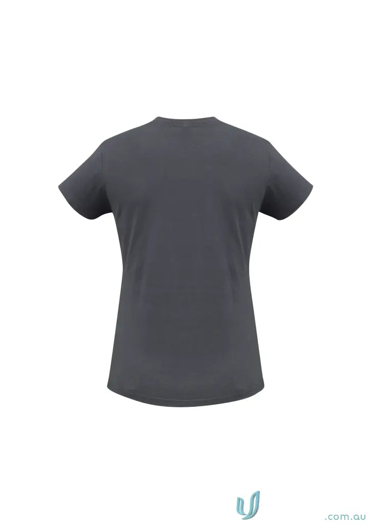 Ladies Newport Tee dark gray t10022 biz collection ice short sleeve tee for ladies ice short