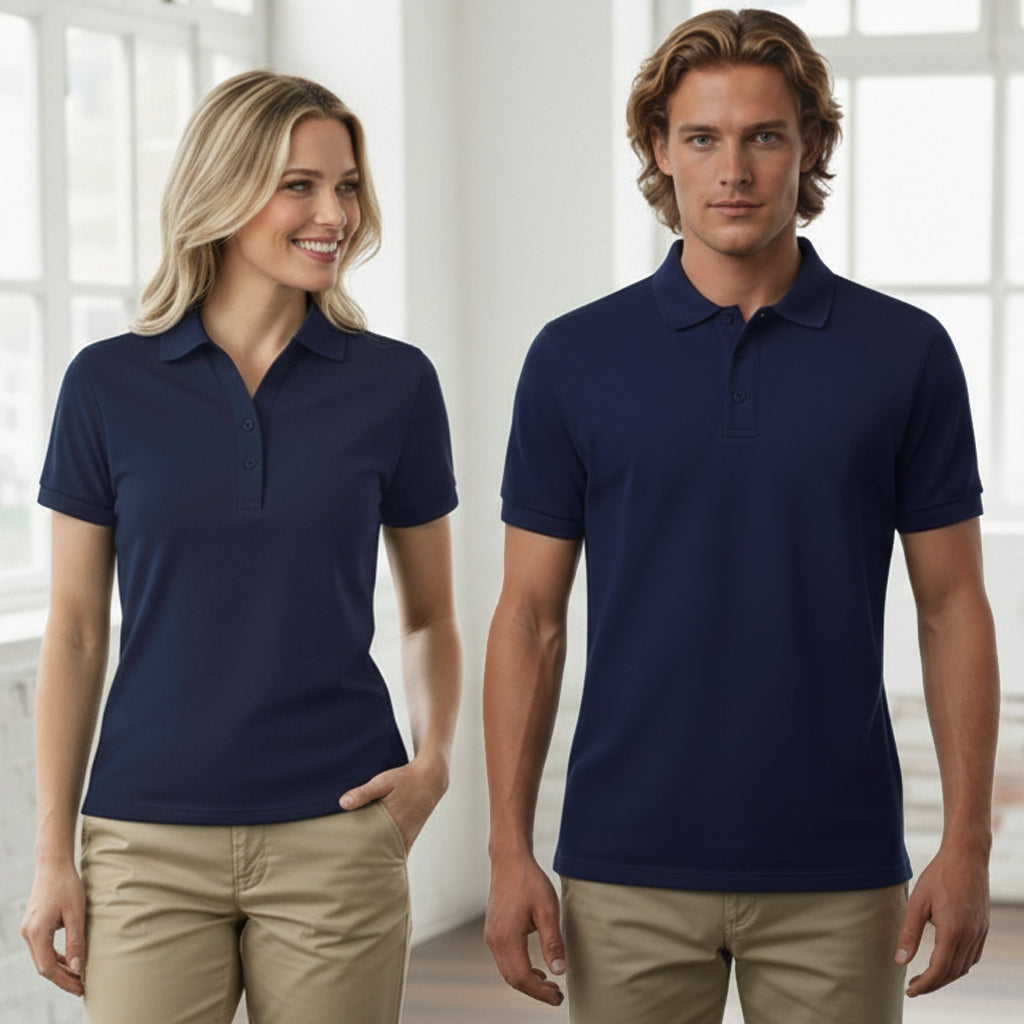 1165-PT 1165 Ladies Oceanic Polo in Blue