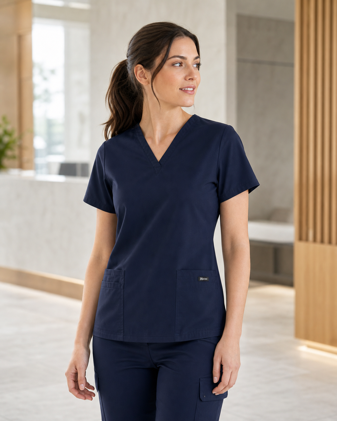 Ladies Premium Scrub Top
