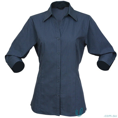 2136Q-PT 2136Q Ladies SilverTech 3Q Shirt