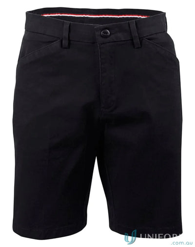 Black ladies stretch slimfit Boston shorts product M9391 perfect for casual wear