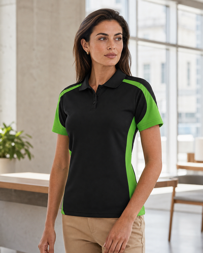 Ladies Talon Polo on Greek Australian fashion model