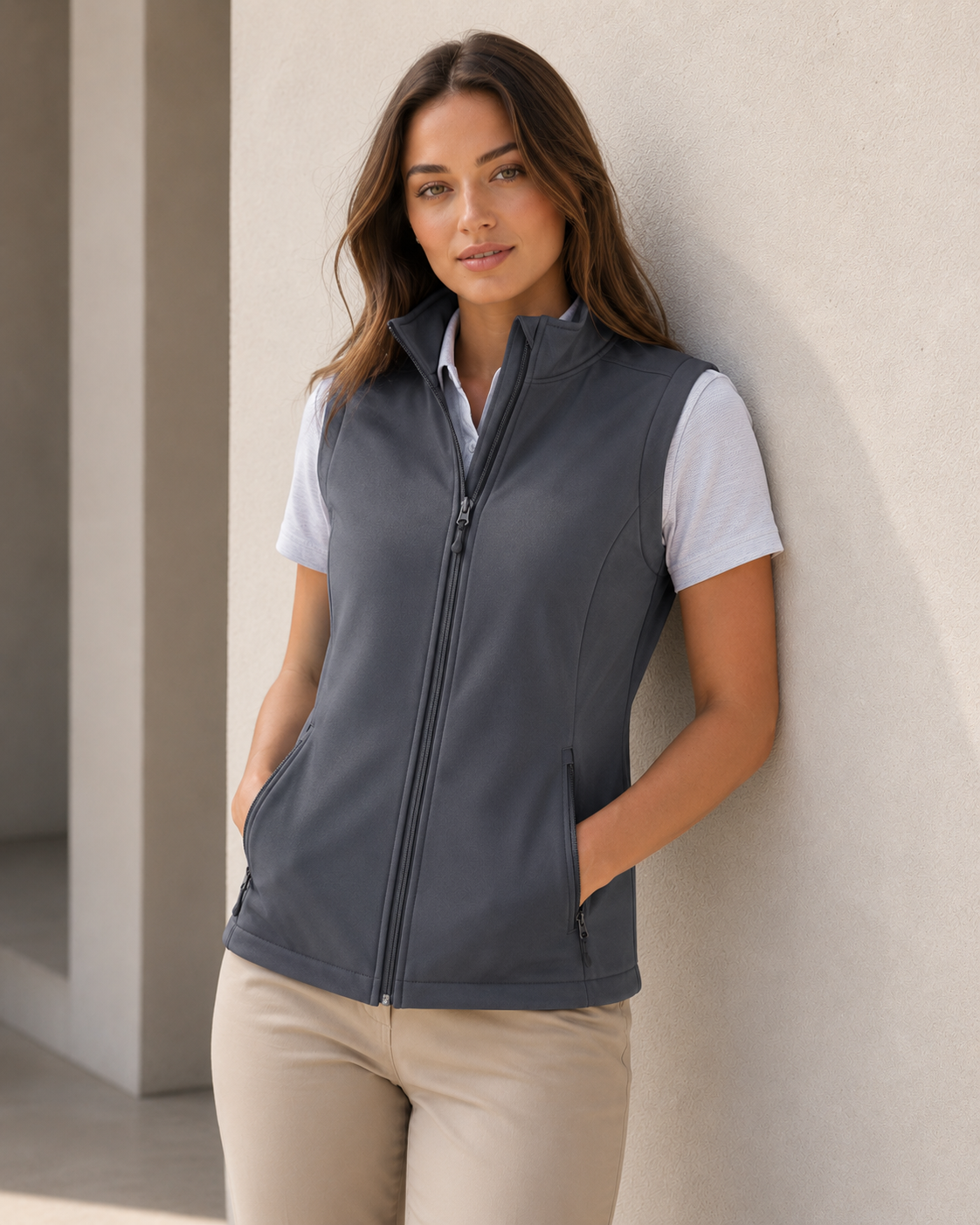 Ladies Thredbo Softshell Vest