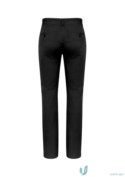 Black Lawson Stretch Chino Pants from Biz Collection Mens chino pants for a sleek look