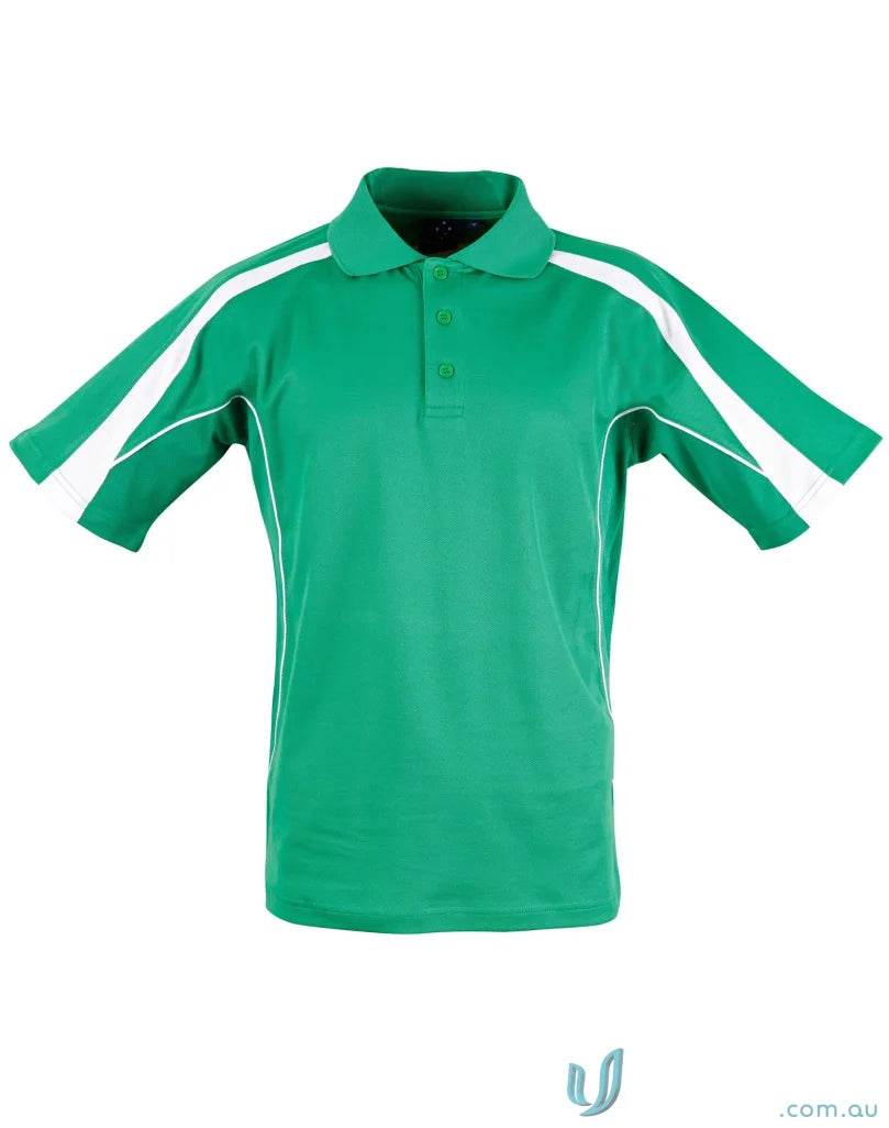 Green and white Legend Polo short sleeve polo for Mens Ps53 Legend Truedry series