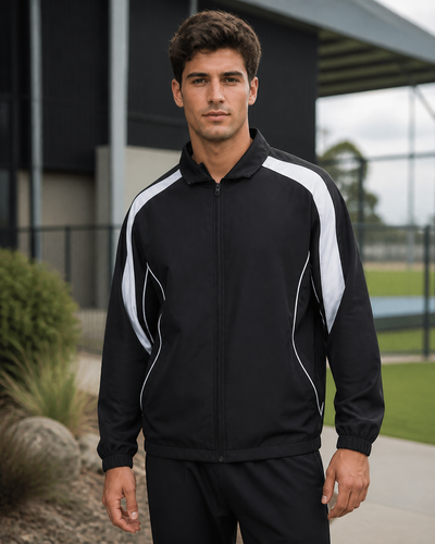 Winning Spirit Legend Warm Up Jacket on Australian male model