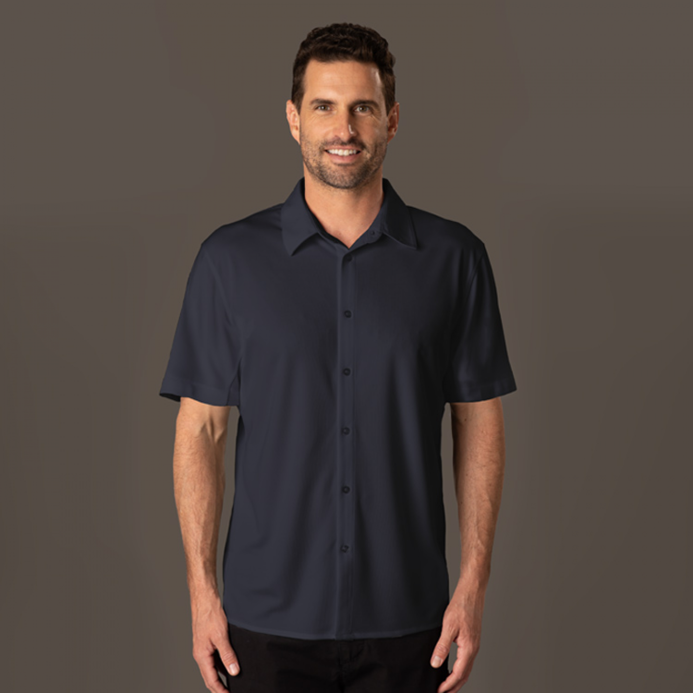 Stencil 5010S Liberty Mens Shirt in Navy front product image