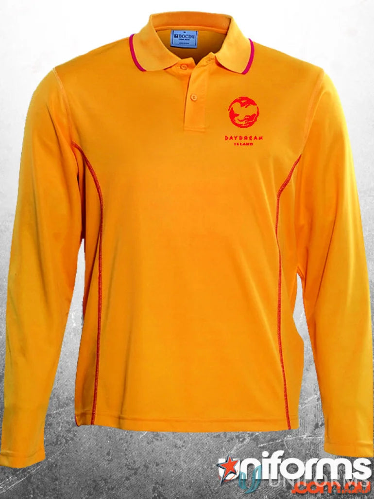 Bocini CP0912-DD2 LIFEGUARD (EMB Red-PRINT) Polo front product image