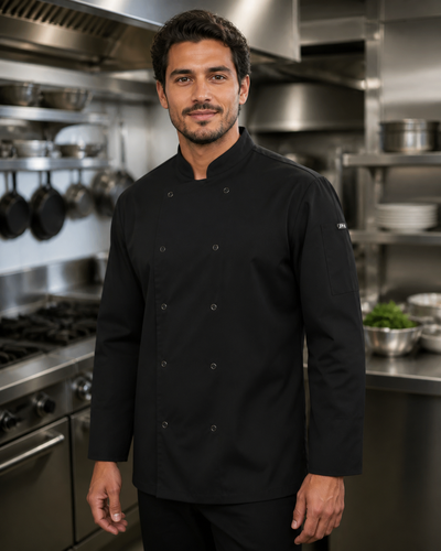 Bobbin LS Snap Button Chefs Jacket