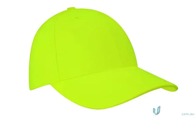 Neon yellow Luminescent Safety Cap perfect for safety and visibility