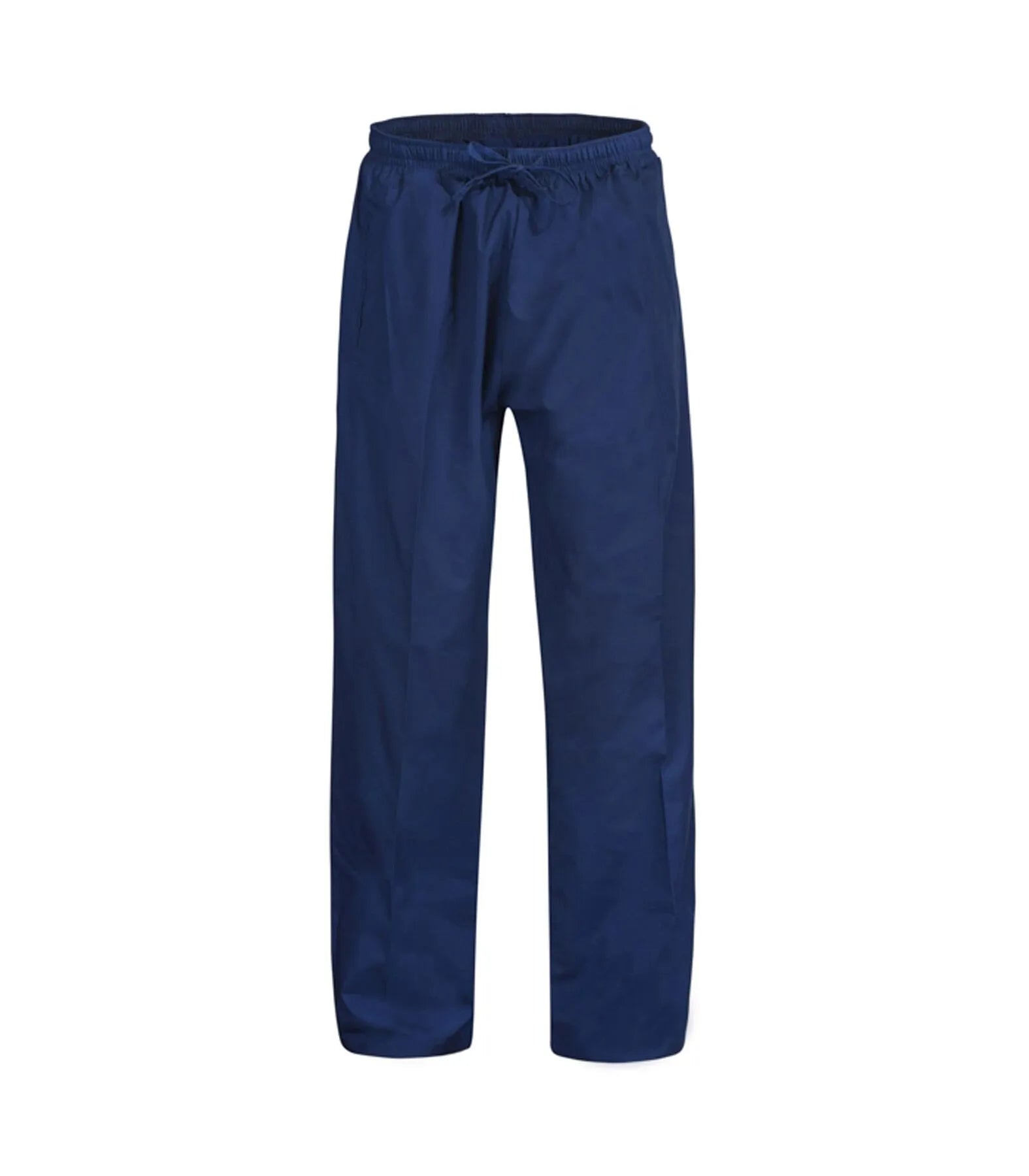 Medi8 unisex scrub pant: navy blue drawstring pants, relaxed fit