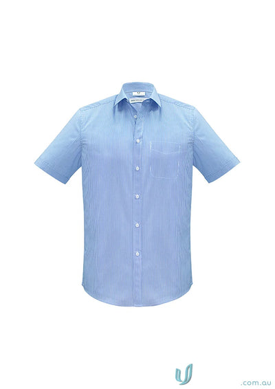 Light blue mens euro short sleeve shirt for Mens Euro SS Shirt s812ms collection
