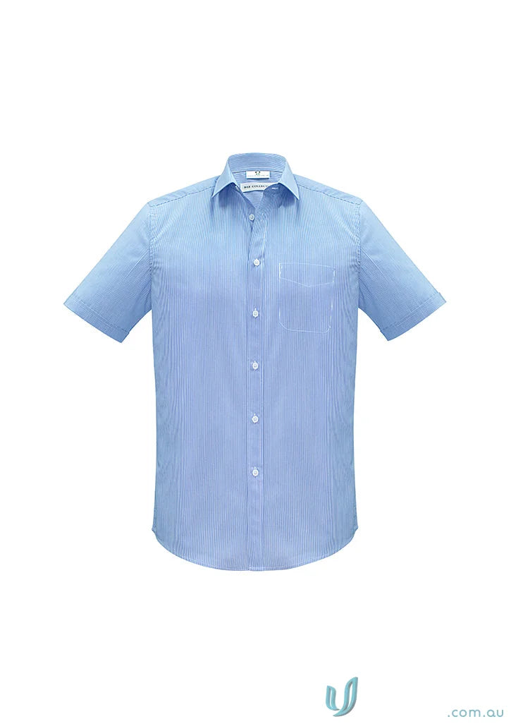 Light blue mens euro short sleeve shirt for Mens Euro SS Shirt s812ms collection