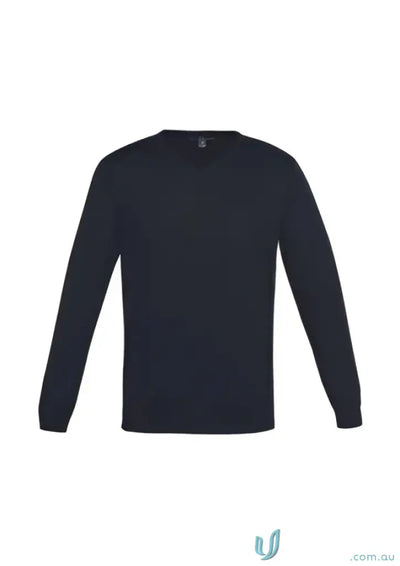 Navy blue Milano Knit Jumper from Biz Collection Milano crafted with cozy merino wool