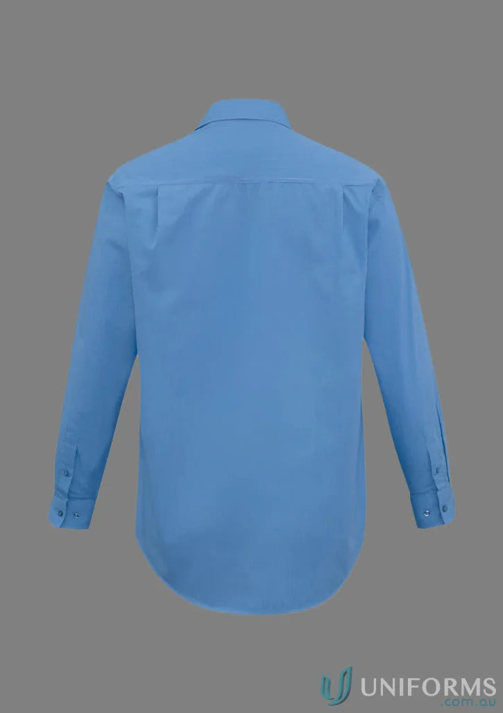 Light blue mens micro check long sleeve shirt from Mirco Check LS Shirt collection