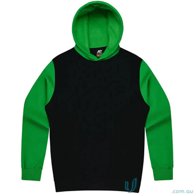 Black and green Monash Hoodie 7xl workwear hoodie, perfect for uniforms and comfort