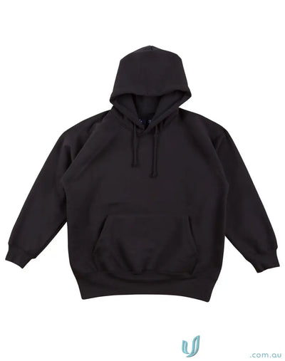 Black fleecy hoodie from MOQ25 Printed ADULT Hoodie perfect for uniforms or workwear