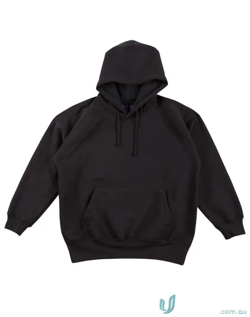 Black fleecy hoodie from MOQ25 Printed ADULT Hoodie perfect for uniforms or workwear