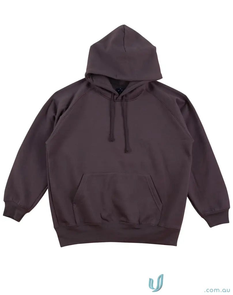 Brown hooded sweatshirt from MOQ50 Printed Youth Hoodie, perfect for casual workwear and uniforms