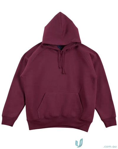 Maroon hoodie from MOQ500 Printed LADIES Hoodie, perfect for casual wear or work uniforms