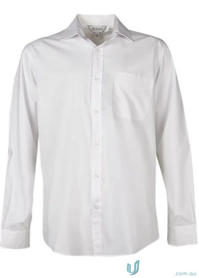 White long-sleeved shirt Mosman LS Shirt 1903l for a sleek look