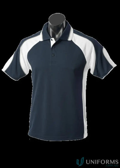 Murray Polo two-tone shirt on mannequin, perfect for workwear and uniforms