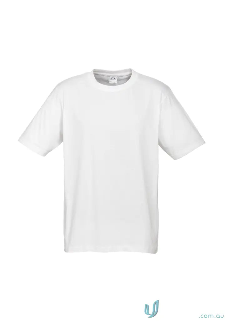 Plain white Newport Tee from Biz Collection, perfect for a casual ice tee look