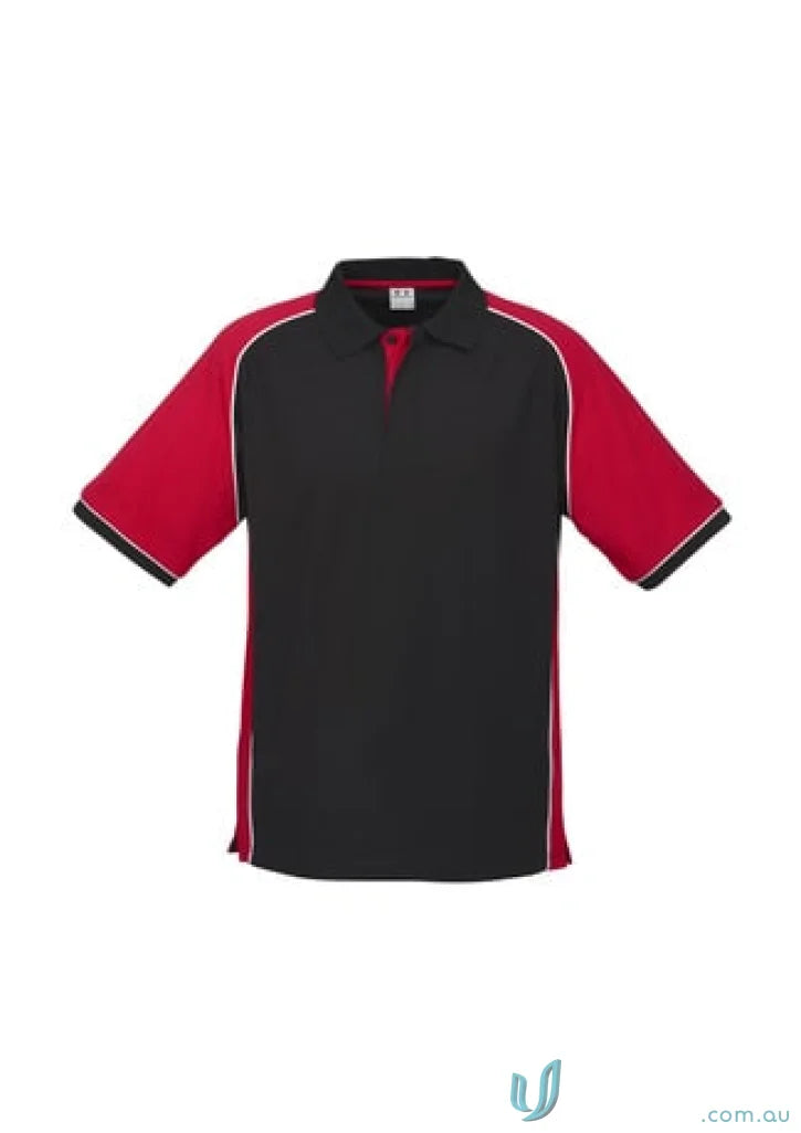 Red and black Nitro Polo Shirt from Mens Nitro Biz Collection for men