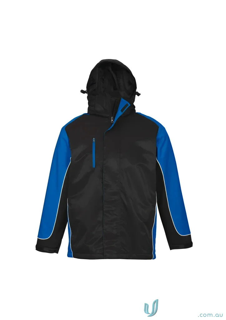 Black and blue Nitro Jacket J10110 with white piping from Biz Collection Unisex