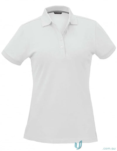 1165-PT 1165 Ladies Oceanic Polo in White