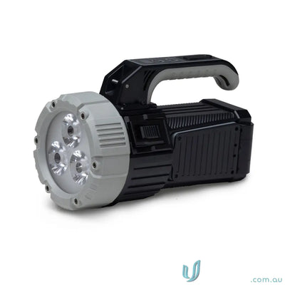 branding torch IGOBT OptiBeam Highâ€‘Intensity COB Search Light Torch â€“ Durable Black/Steel Grey