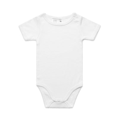 Organic Infant Mini-Me One-Piece 3003 - White