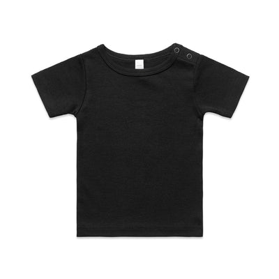 Organic Infant Wee Tee 3001 - Black
