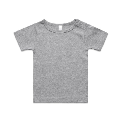 Organic Infant Wee Tee 3001 - Grey Marle
