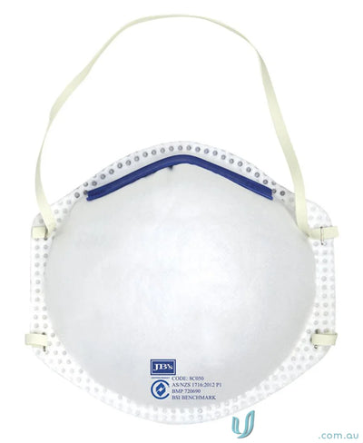 White disposable face mask for workwear and uniforms from P1 Respirator 20pc pack